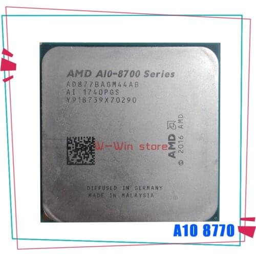 AMD A10-Series PRO A10-8770 A10 8770 3.5 GHz Quad-Core CPU Processor AD877BAGM44AB Socket AM4