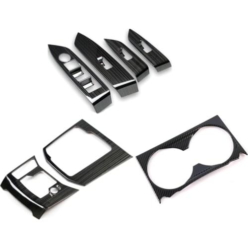 Car Gearbox Window Switch Panel Set,Adjust Cover Trim Sticker Strip Car Decoration for Mazda Cx-5 Cx5 2017 2018 2019 Lhd