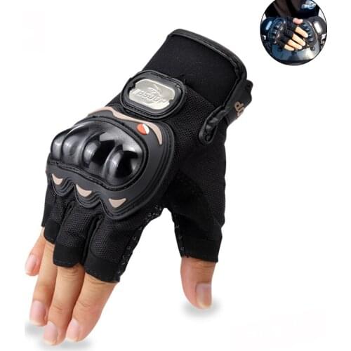 Four seasons universal motorcycle off-road riding waterproof Half finger gloves For Yamaha MT-07 MT-09 For KAWASAKI Z800 Z900