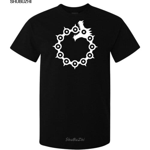 Seven Deadly Sins Anime Meliodas Sin Of Wrath mens t shirt black top quality Cool Casual t shirt men Unisex New shubuzhi sbz3113