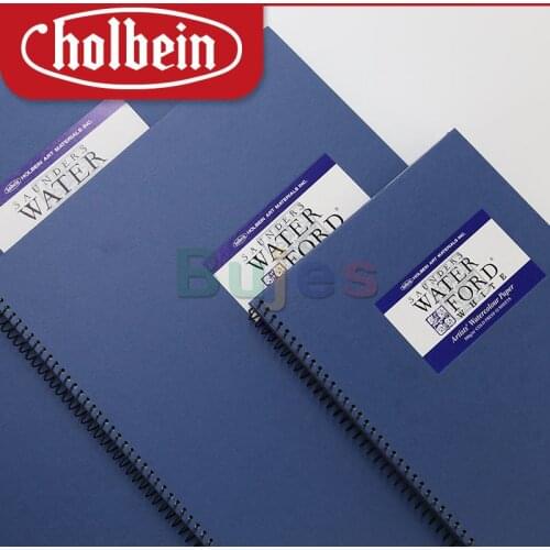 Holbein Waterford Medium Grain Oil Painting Paper,Sketching Book for Artist and Student, Acid Free,300g 12 Pages/book