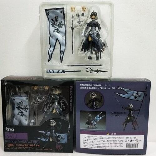 Fate Grand Order FGO Jeanne D'Arc Avenger Alter Figma 390 PVC Fate Action Figure Collectible Model Toy 14cm