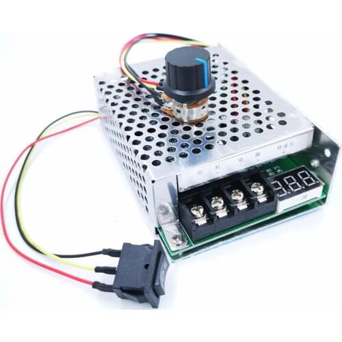 PWM speed controller DC motor Digital display 0~100% adjustable drive module Input MAX60A 12V 24V