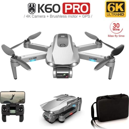 K60 Pro RC Drone 5G GPS WiFi FPV With 6K ESC HD Camera 2-Axis Anti-shake Gimbal Brushless Profissional Helicopter Quadrocopter