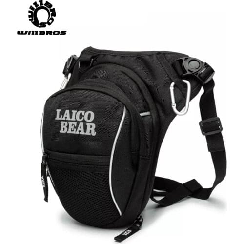 Motorcycle Drop Leg Bag Hip Waist Pouch Waterproof Outdoor Casual Pack Motorbike Moto Bicycle Black Crossbody Bags Mens