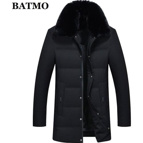 BATMO 2019 new arrival winter white duck down jackets men,mens winter warm jackets,plus-size 902