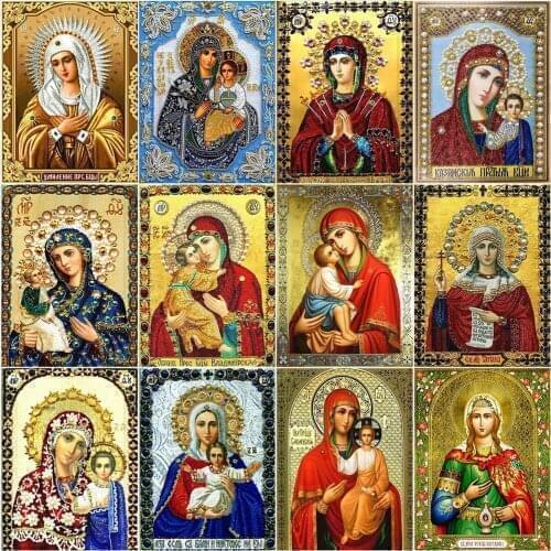 AZQSD Diamond Painting Kit Religion Jesus Picture Of Rhinestones Home Decor Diamond Embroidery Sale Full Square Drill Needlework