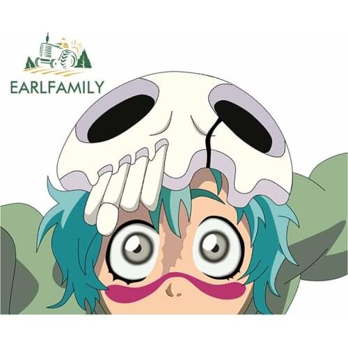 EARLFAMILY 13cm x 9.1cm For Bleach Peeker Motorcycle Car Stickers DIY Graphics Decal Car Accessories Scratch-Proof Decoration