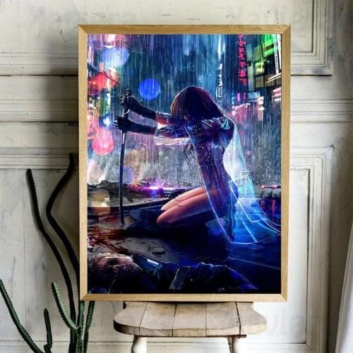 Nordic Video Game Print Pictures Handsome Girls Art Posters and Prints Home Decor Youth Room Wall Canvas Painting On The Wall