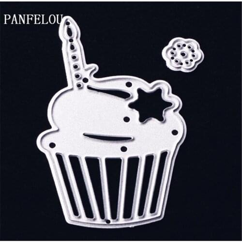 PANFELOU The glass of soda Scrapbooking Easter card album paper die metal craft stencils punch cuts dies cutting
