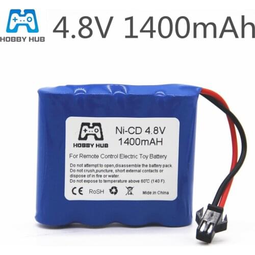 1/2/3pcs NI-CD 4.8V 1400mah rechargeable AA Battery for Remote control toy electric toy 4.8 v 1400 mah nicd rechargeable battery