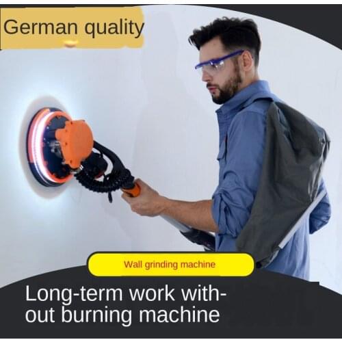 Factory direct electric dust-free wall polishing machine Yinjiao polished long pole putty electric sandpaper machine