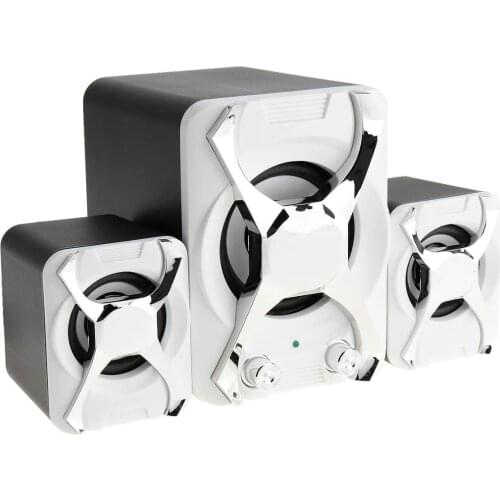 High Power 3D Stereo Subwoofer 2.1 PC Speaker Portable bass Music DJ Soundbar TV USB Computer Speakers For laptop Phone TV