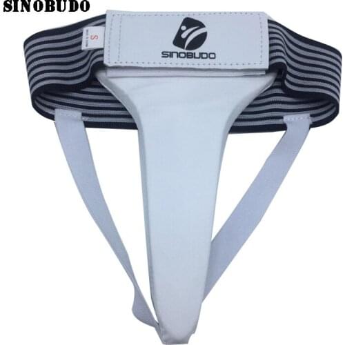SINOBUDO Womens Taekwondo Groin Guard Karate Taekwondo Martial Arts Training Cup Crotch Protector Safety Sports Gear