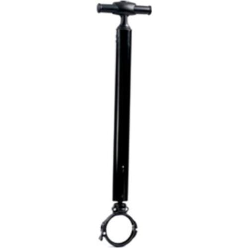 Three-section Telescopic Long Rod Balance Car Aluminum Alloy Trolley Rod Metal Round Head Balance Car Rod