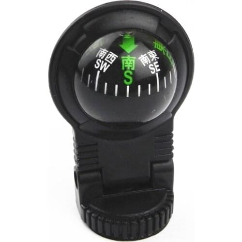 All Purpose Dashboard Compass Ball Boat Truck Car Navigation Compass with Adjustable Mounting Bracket+Adhesive