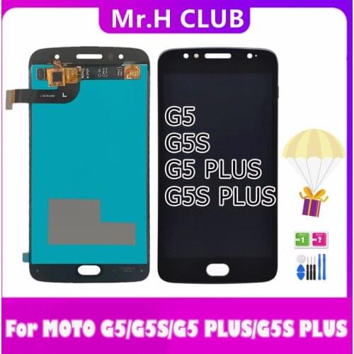 LCD For Motorola Moto G5S XT1794 G5 Plus XT1686 G5S PLUS XT1802 XT1803 LCD Display Touch Screen Digitizer Assembly For moto G5