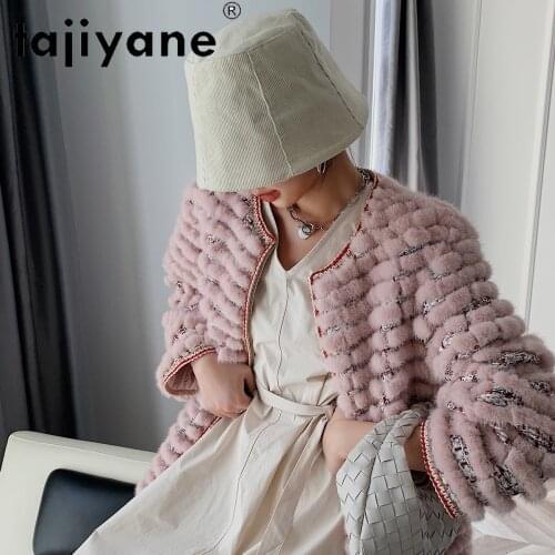 Winter Women Coats 2021 High Quality Autumn Woman Real Mink Fur Jacktes Female Real Fur Clothing Mujer Parkas TN349