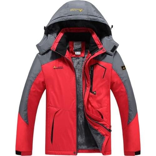 Winter Parka Men Windbreak Plus Velvet Thick Warm Windproof Fur Coats Male Military Hooded Anorak Jackets Womens Winter Jackets