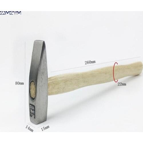 1PC High Quality Durable Construction Metalworking Household machinist hammer Wooden handle Hammer Repair Hand Woodworking Tool