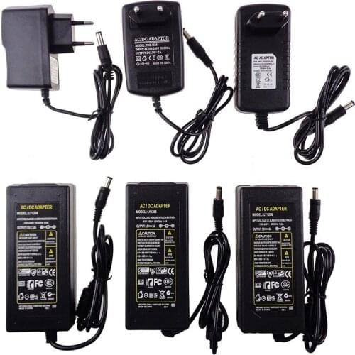 12V 1A 2A 3A 5A 6A 7A 8A 10A LED Power Supply Adapter Universal AC/DC Adapter Switching Charger 220V To 12V Led Driver Power