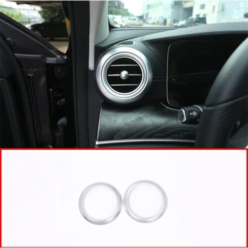 Car Accessorie Interior Side Air Conditioning Air Vent Decoration Protection Cover For Mercedes Benz E Class W213 2016-2019 2Pcs