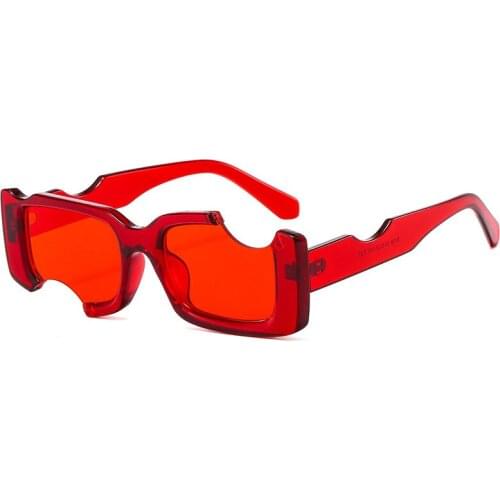 2021 Popular Fashion Unique Rectangle Sunglasses Women Vintage Candy Color Eyewear Men Square Shades UV400 Sun Glasses