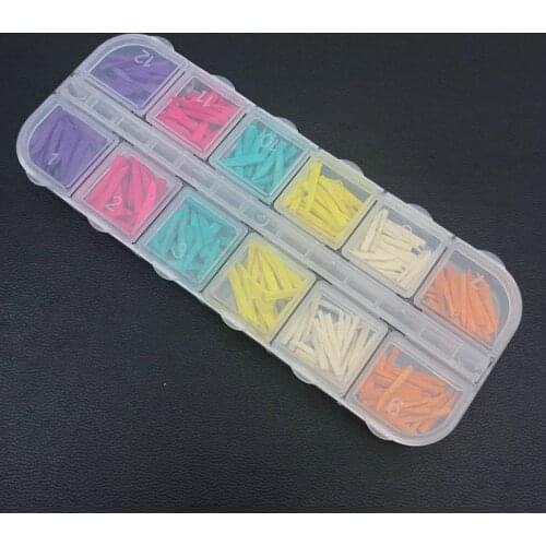 300pcs/Set Dental Disposable Restoration Interdental Composite Contoured Wood Wooden Wedges