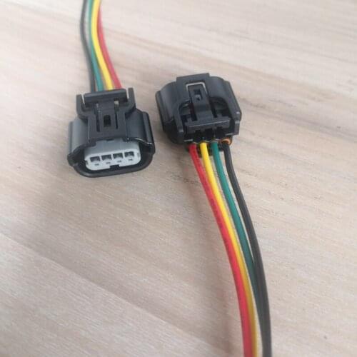 4 Pin Idle Air Control Valve Sensor Electrical Plug Connector With Wire Harness Pigtail For Honda 6189-6948