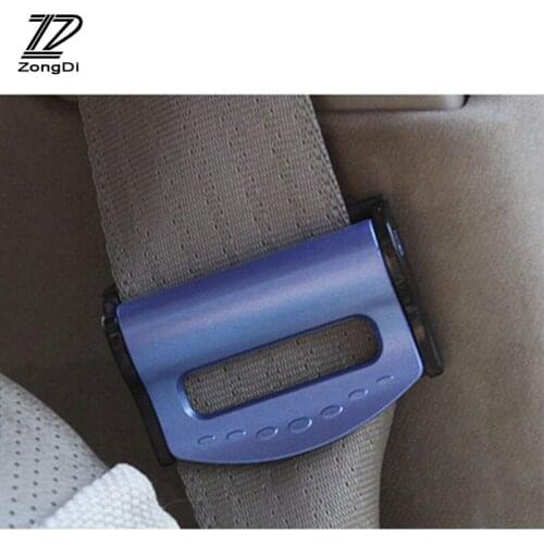 ZD 2X Car Safety Belt Clip Seat belt holder for Peugeot 3008 308 207 407 Nissan Juke X-Trail Hyundai I30 Ix35 Accent Creta 2017