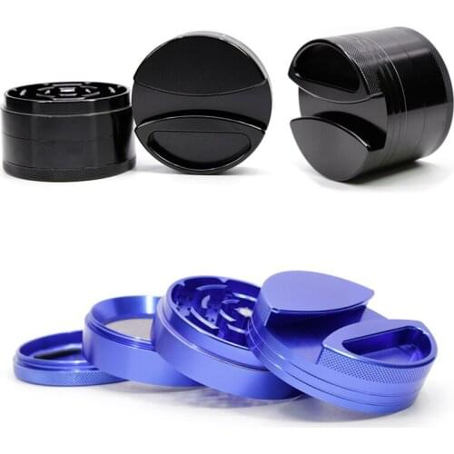 Big 75mm 4Layers Herb Grinder Aluminum Alloy Tobacco Crusher Hand Muller Super Shredder for Tobacco Smoke Hookah