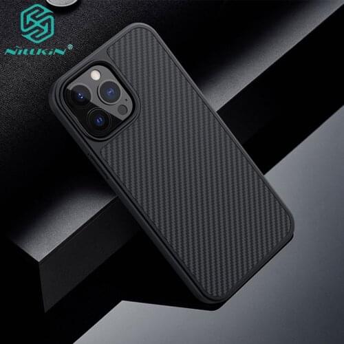 For iPhone 13 Pro Case NILLKIN Synthetic Carbon Fiber Plastic Back Cover For iPhone 13 Pro Max Business Beautiful Touch