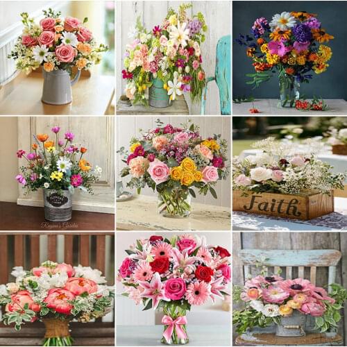 2020 Photo Custom Full Round Diamond Painting flower 5d Diamond Embroidery Cross Stitch Diamond Mosaic Kits Home Decor Gift