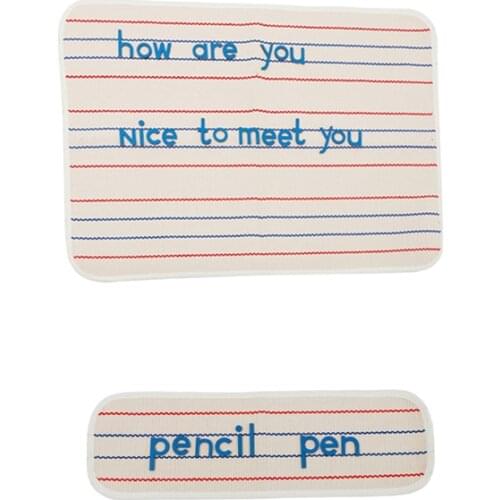 Mat for Alphabets Montessori Language Materials for Classroom Early Educational Words Sentence Learning Equipment for Kids