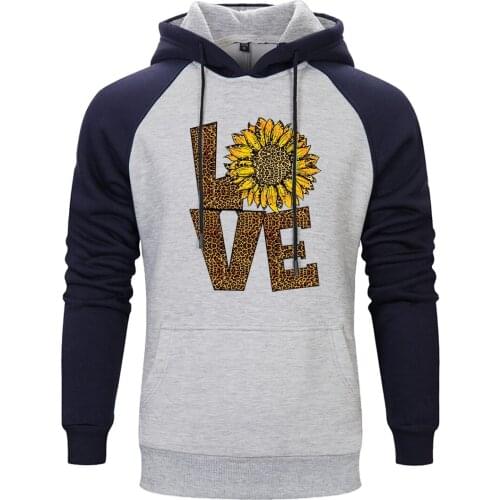Love Flower Raglan Hoody Mens Long Sleeve Fashion Sweatshirts and Hoodie Hipster Tops Clothing 2020 Retro Winter Autumn Homme