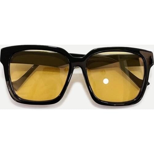 Fashion Black Square Sunglasses Women Vintage Brand Designer Mirror Square Sun Glasses Female High Quality Eyewear UV400