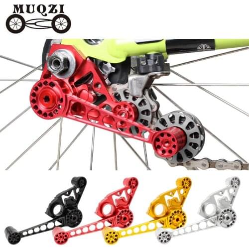 MUQZI Folding Bike Rear Derailleur Chain Tensioner Mount Bracket Single-Disc 2 3 6 Speed Shifter Chain Guide Holder For Brompton