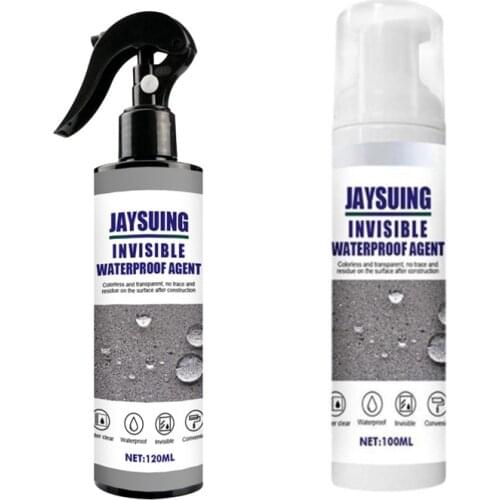 JAYSUING 2 Pcs Invisible Waterproof Agent Super Strong Bonding Anti-Leaking Sealant Spray, 120Ml & 100Ml