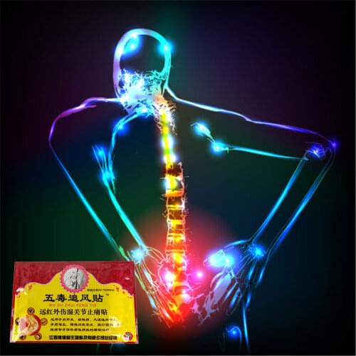 2021 New Self Heating Snow Toad Joint Shoulder Pain Relief Patches 8Pcs Natural Herbs Far IR Body Pain Analgesic Plasters On sal