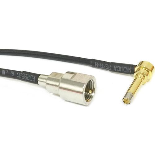 New Wireless Antenna Cable FME Male Plug Switch MS156 Right Angle Connector RG174 Coaxial Cable 20CM 8inch