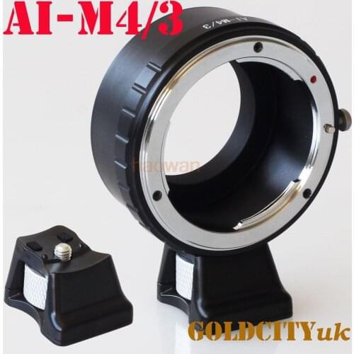 Adapter ring with Tripod Stand for nikon F AI Lens to panasonic M4/3 G1 GH1 gh4 GF1 GF3 gf5 E-P1 E-PL3 EPL5 EM5 EM1 EM10 camera