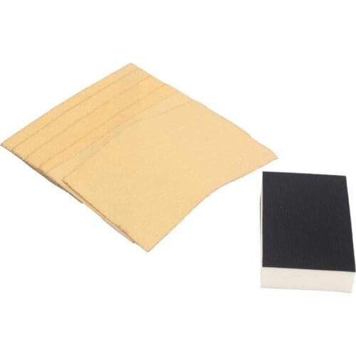 Self‑Adhesive Sandpaper Flocking Yellow Sandpaper Sanding Tools for Wood Products