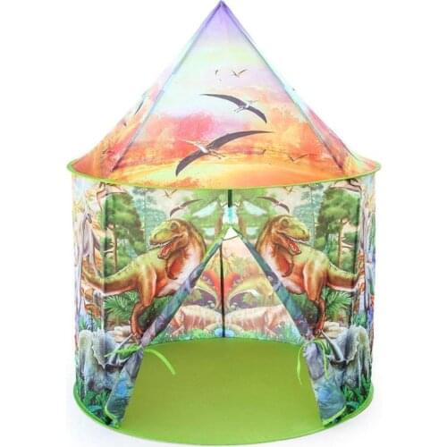 Dinosaur Foldable Kids Play Tent House For Children Tent Baby Toys Wigwam Playhouse For Boys Party Tent Castle Brithday Gift