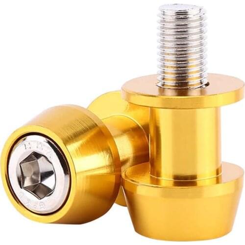 2Pcs M6 X1.5 Motorcycle Cnc Swing Arm Sliders Spools Stand Screw For Yamaha Fz01 Fz03 Fz09 Fz10 Yzf R1 R3 R6 R25 R125 R1000 R6S