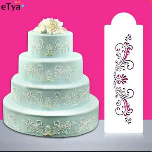Flower Heart Snowflake Cake Surface Spray Stencil Mold cake Decorating Birthday Baking Bakeware Tool Kitchen accessories