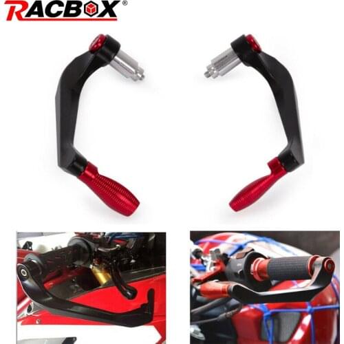 1 Pair of Carbon Fiber Motorcycle Brake Clutch Levers Handlebar Protect Guard Aluminum Alloy for YAMAHA for Honda for Kawasaki