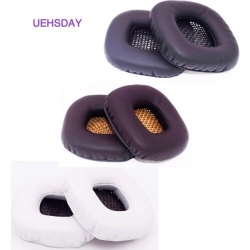 1 Pair Replacement Ear Pad Cushion Earpads For Marshall Major /Major II Bluetooth Headphones + Free Rotate Cable Clip
