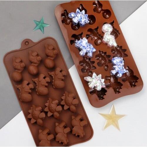12 cavity dinosaur ice tray mold animal jelly mold dinosaur chocolate mold