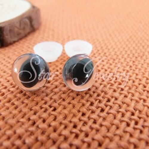 500pcs 16mm plastic clear toy cat eyes accessories with washers for toy accessories (not pair sell )/#d