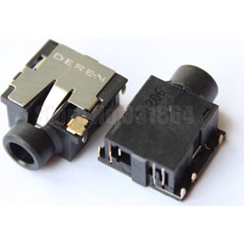 50-100pcs/lot Audio Jack Port Connector for HP Pavilion G4 G6 G7 G4-2000 G6-2000 G7-2000 Motherboard Headphone MIC Port 6-pin